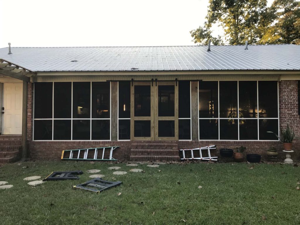 porch screening contractor ms