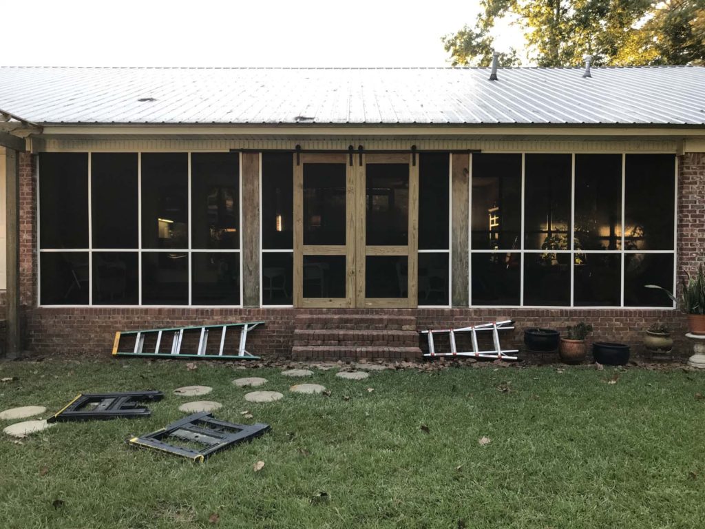 screened porch addition mississippi